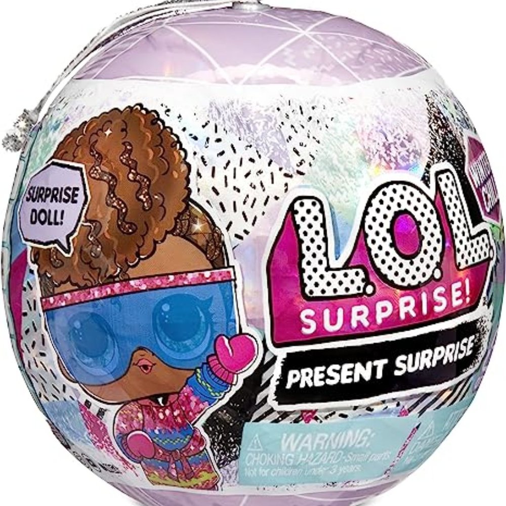 LOT OF 10: LOL SURPRISE! MINI MYSTERY BALLS - WINTER CHILL PRESENT SURPRISE NIB